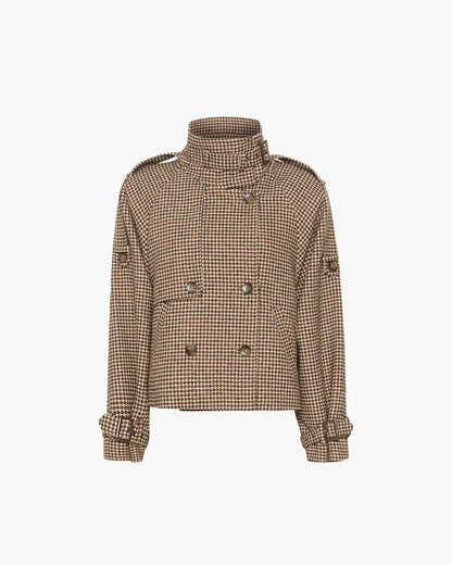 Seame CH - Catherine Checked Coat - Jackets - jb1762253591248134759