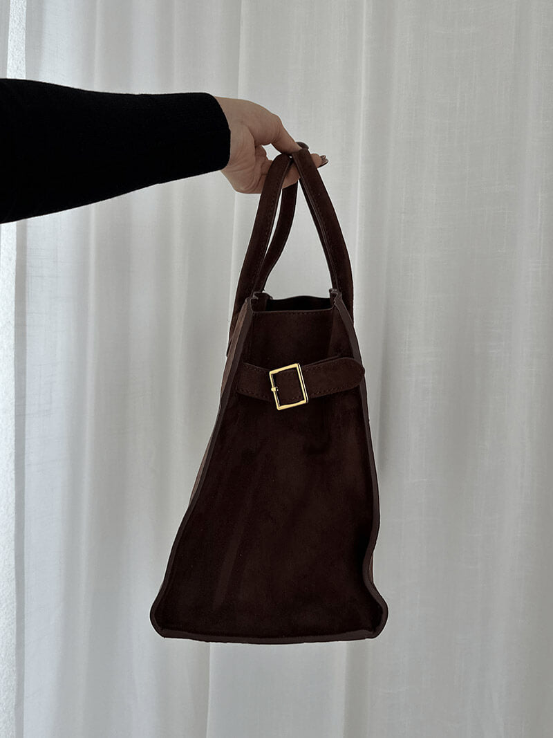 Seame CH - Hazel Shopper Bag - Handbags - SEAME-Henna-Bag-Sueden-Brown